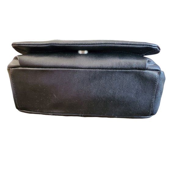 Vintage Black Leather Sereta Shoulder Bag - Picture 2 of 12